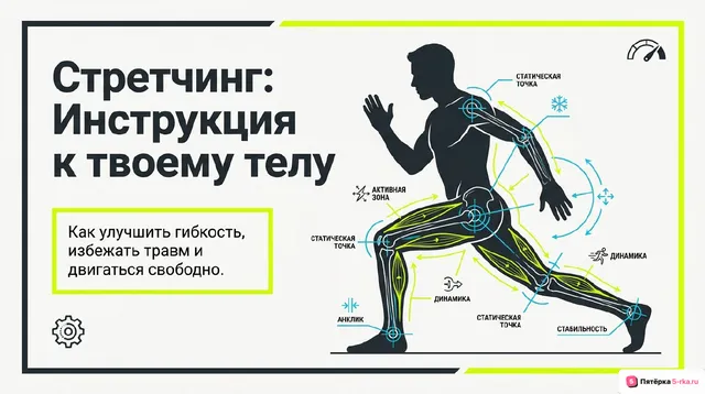 Обложка презентации к уроку «Комплекс упражнений на повышение подвижности суставов и эластичности мышц (стретчинг)»