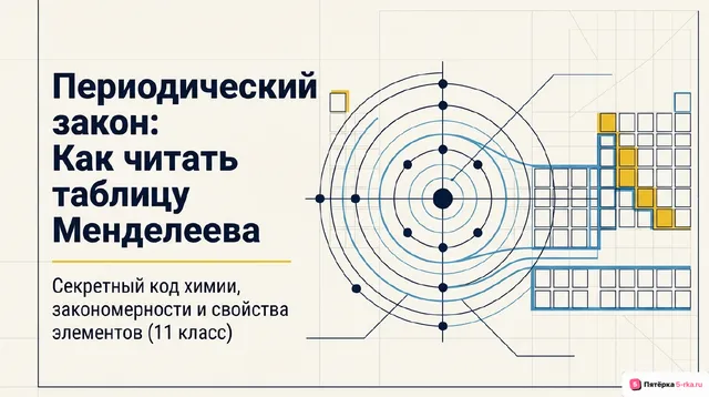 Обложка презентации к уроку «Закономерности изменения свойств химических элементов и их соединений по группам и периодам»