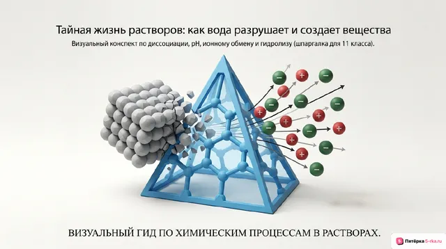 Обложка презентации к уроку «Электролитическая диссоциация»