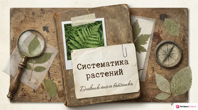 Обложка презентации к уроку «Систематика растений»