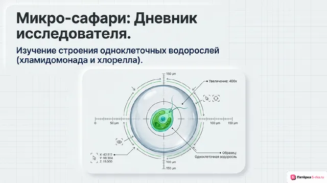 Обложка презентации к уроку «Низшие растения»