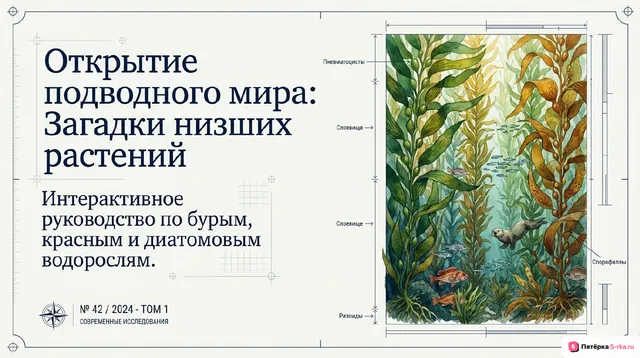 Обложка презентации к уроку «Низшие растения»