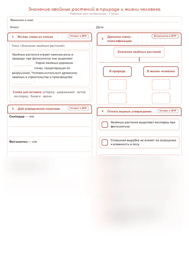 Начало рабочего листа