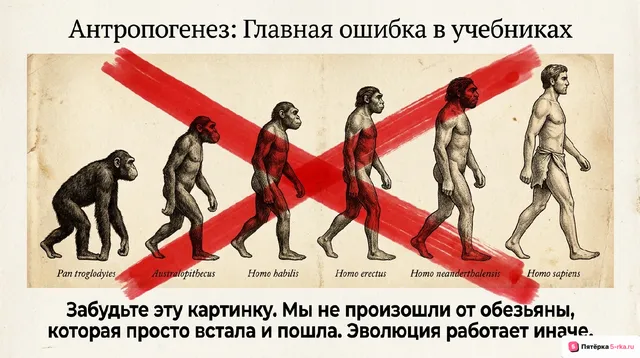 Обложка презентации к уроку «Антропогенез»