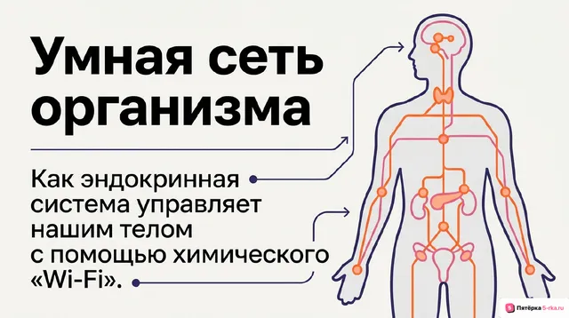 Обложка презентации к уроку «Эндокринная система человека»