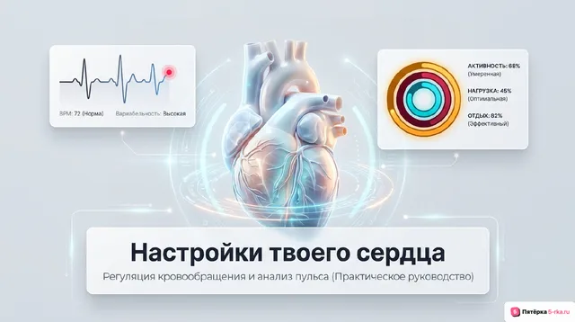Обложка презентации к уроку «Регуляция деятельности сердца и сосудов»