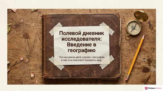 Обложка презентации к уроку «Что изучает география? Географические объекты, процессы и явления»