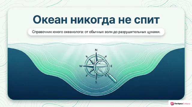 Обложка презентации к уроку «Движения вод Мирового океана»