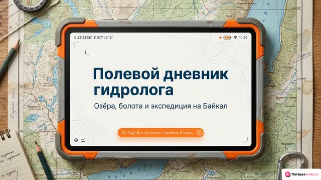 Обложка презентации к уроку «Озёра»