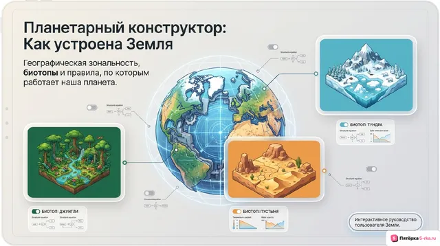 Обложка презентации к уроку «Географическая зональность (природные зоны) и высотная поясность»