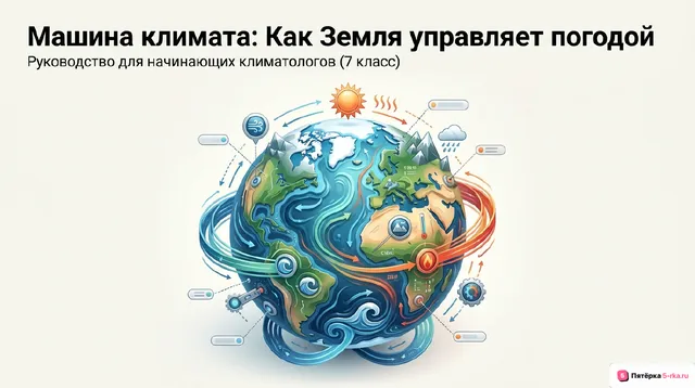 Обложка презентации к уроку «Разнообразие климата на Земле»