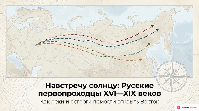 Обложка презентации к уроку «Расширение территории России в XVI—XIX вв»