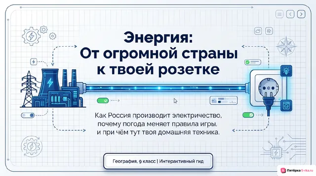 Обложка презентации к уроку «Электростанции, использующие возобновляемые источники энергии»