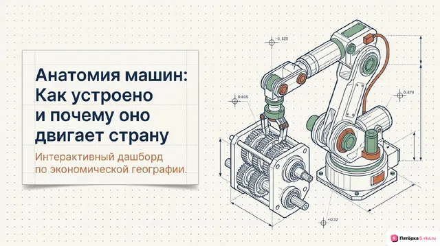 Обложка презентации к уроку «Машиностроительный комплекс»