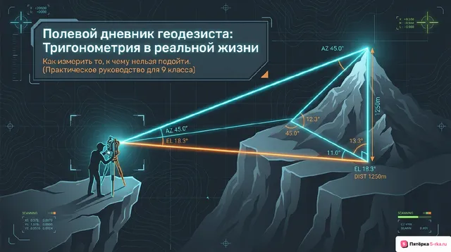 Обложка презентации к уроку «Практическое применение теорем синусов и косинусов»