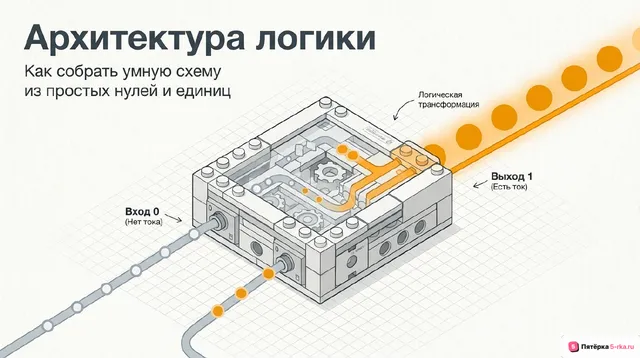 Обложка презентации к уроку «Логические элементы»