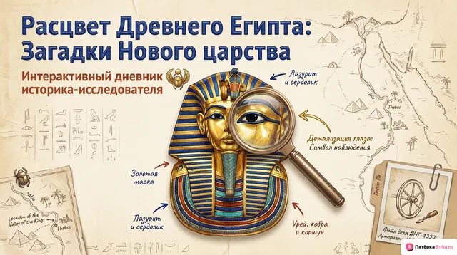 Обложка презентации к уроку «Расцвет Древнеегипетского государства»