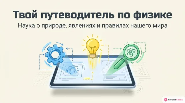 Обложка презентации к уроку «Физика — наука о природе»