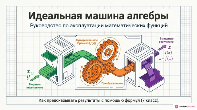 Обложка презентации к уроку «Понятие функции»