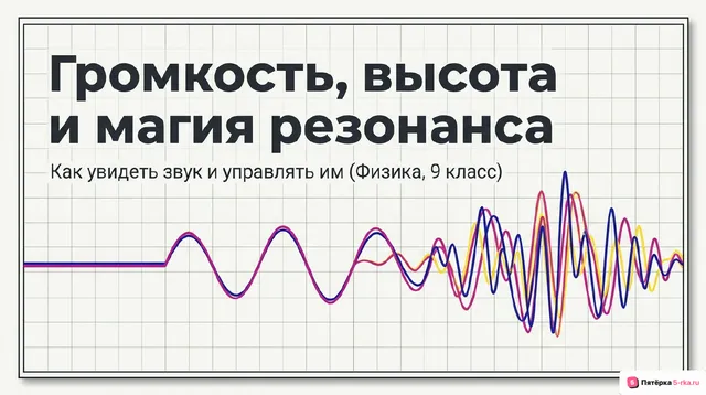 Обложка презентации к уроку «Громкость звука и высота тона»
