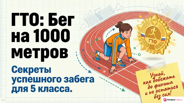 Обложка презентации к уроку «Правила и техника выполнения норматива комплекса ГТО: бег на 1000 м»