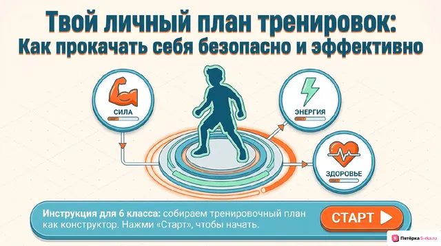 Обложка презентации к уроку «Составление плана самостоятельных занятий физической подготовкой»