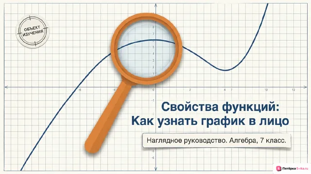 Обложка презентации к уроку «Свойства функций»