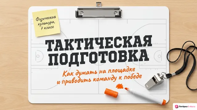 Обложка презентации к уроку «Тактическая подготовка»