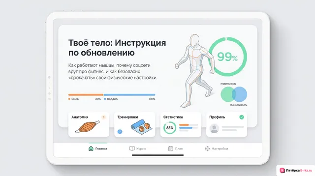 Обложка презентации к уроку «Упражнения для коррекции телосложения»