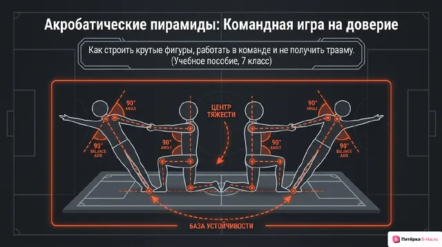 Обложка презентации к уроку «Акробатические пирамиды»
