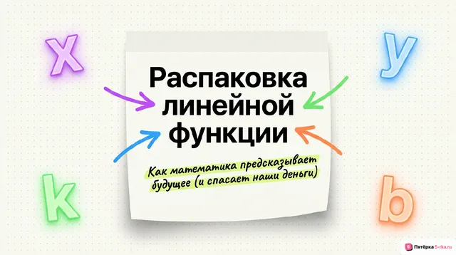Обложка презентации к уроку «Линейная функция»