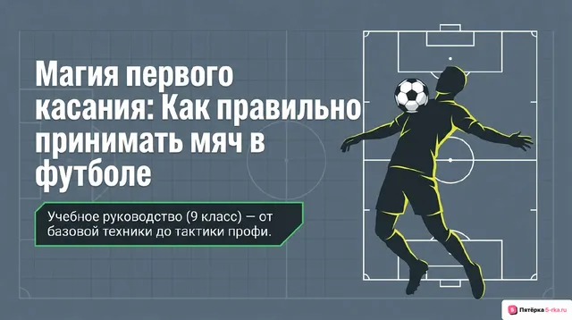 Обложка презентации к уроку «Приемы мяча»