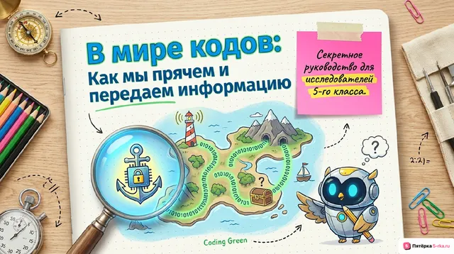 Обложка презентации к уроку «В мире кодов»