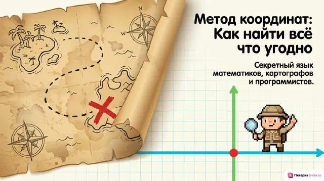 Обложка презентации к уроку «Метод координат»
