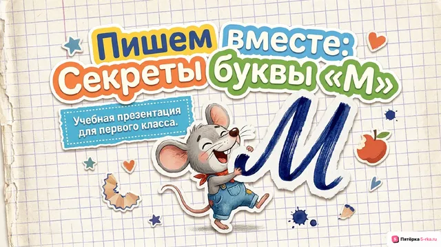 Обложка презентации к уроку «Письмо»