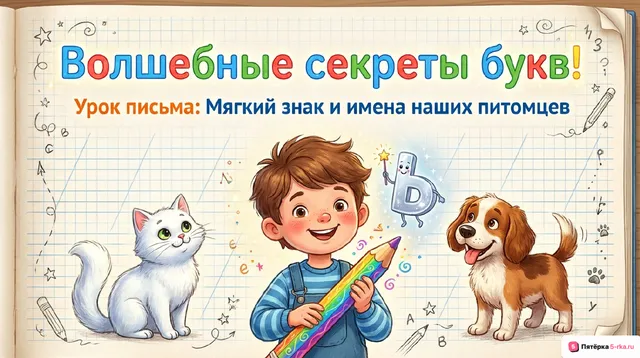 Обложка презентации к уроку «Письмо»