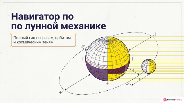 Обложка презентации к уроку «Движение и фазы Луны»