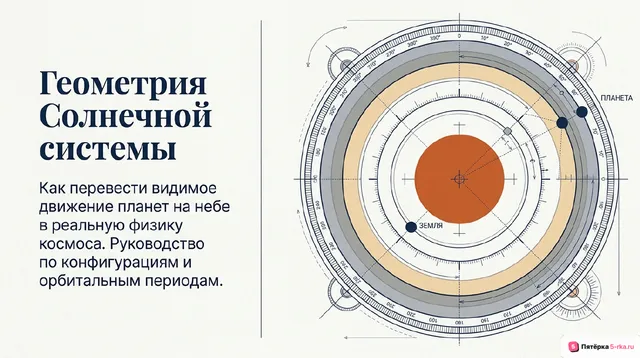 Обложка презентации к уроку «Конфигурации планет»