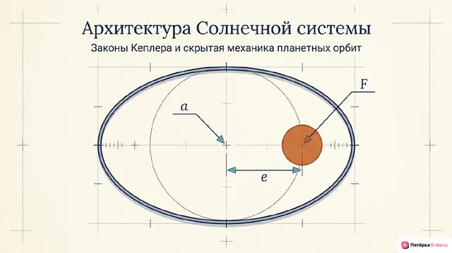 Обложка презентации к уроку «Законы движения планет Солнечной системы»