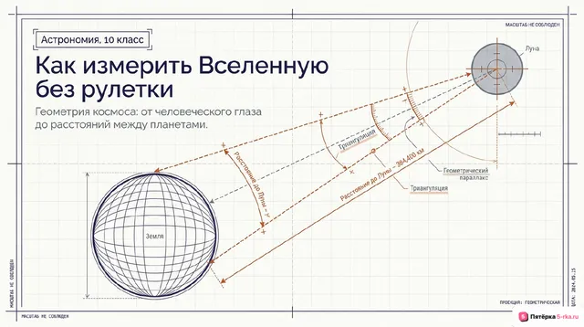 Обложка презентации к уроку «Горизонтальный параллакс»