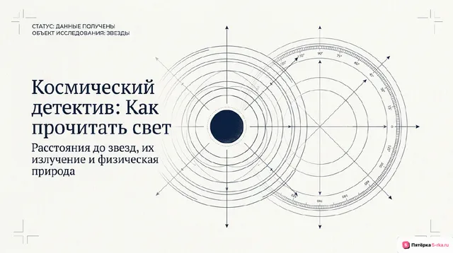 Обложка презентации к уроку «Расстояние до звезд»