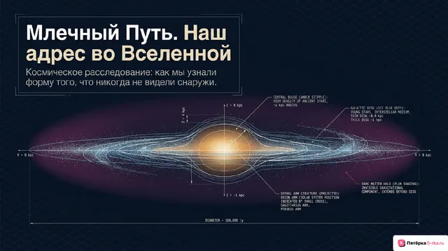 Обложка презентации к уроку «Наша Галактика»