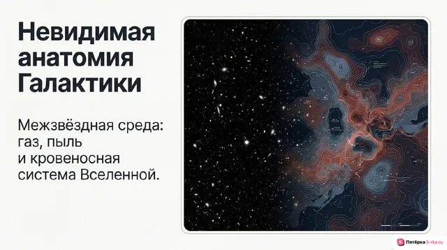 Обложка презентации к уроку «Межзвёздная среда: газ и пыль»