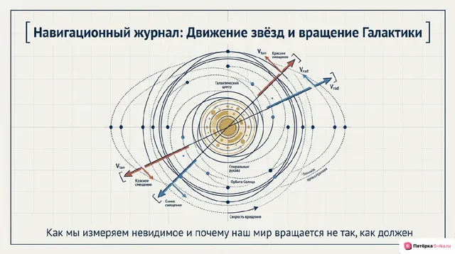 Обложка презентации к уроку «Движение звёзд в Галактике»