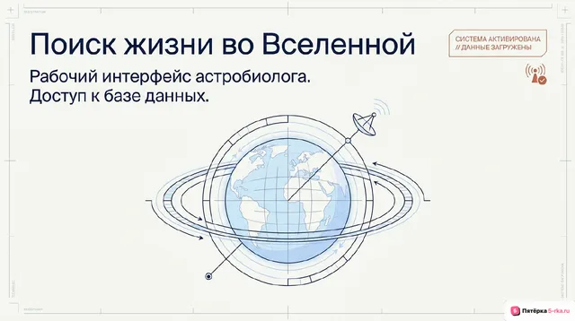 Обложка презентации к уроку «Жизнь и разум во Вселенной»